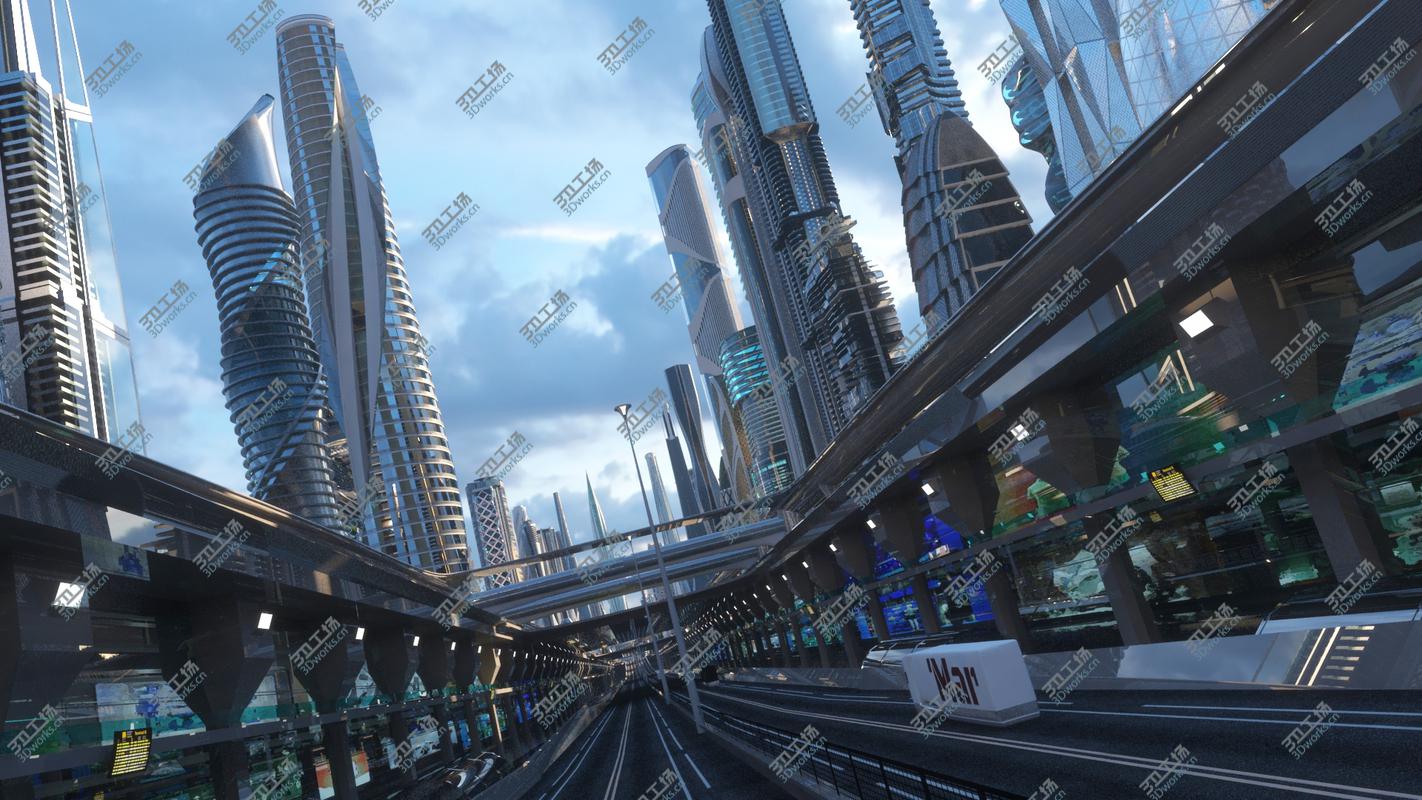 images/goods_img/20210113/Future City. Day. Main Street 3D model/3.jpg